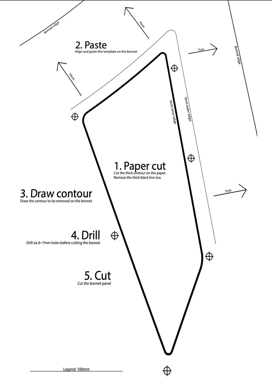 Cut the upper panel - section 1 - image 1