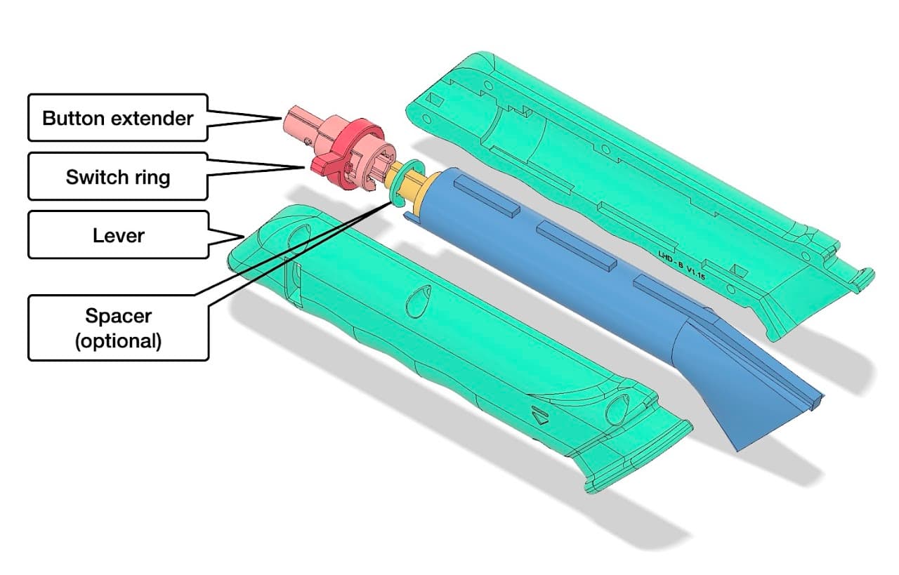 Install the new lever - section 1 - image 1