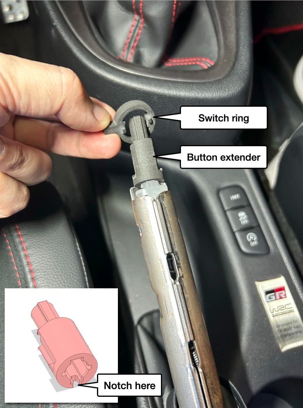 Install the new lever - section 2 - image 1